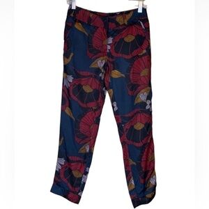 Loft Petites floral print cuffed pants Size OP / 0 Petite New